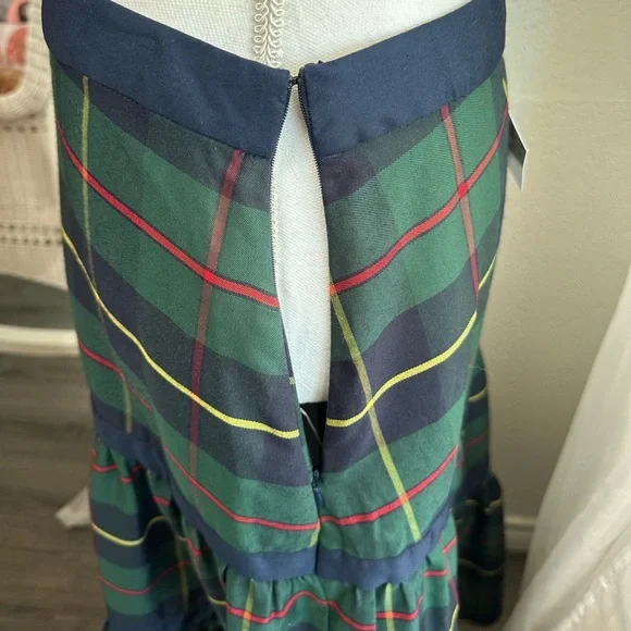 NEW ✨ GRETCHEN SCOTT ipanema skirt in green plaid size XS - Picture 6 of 11